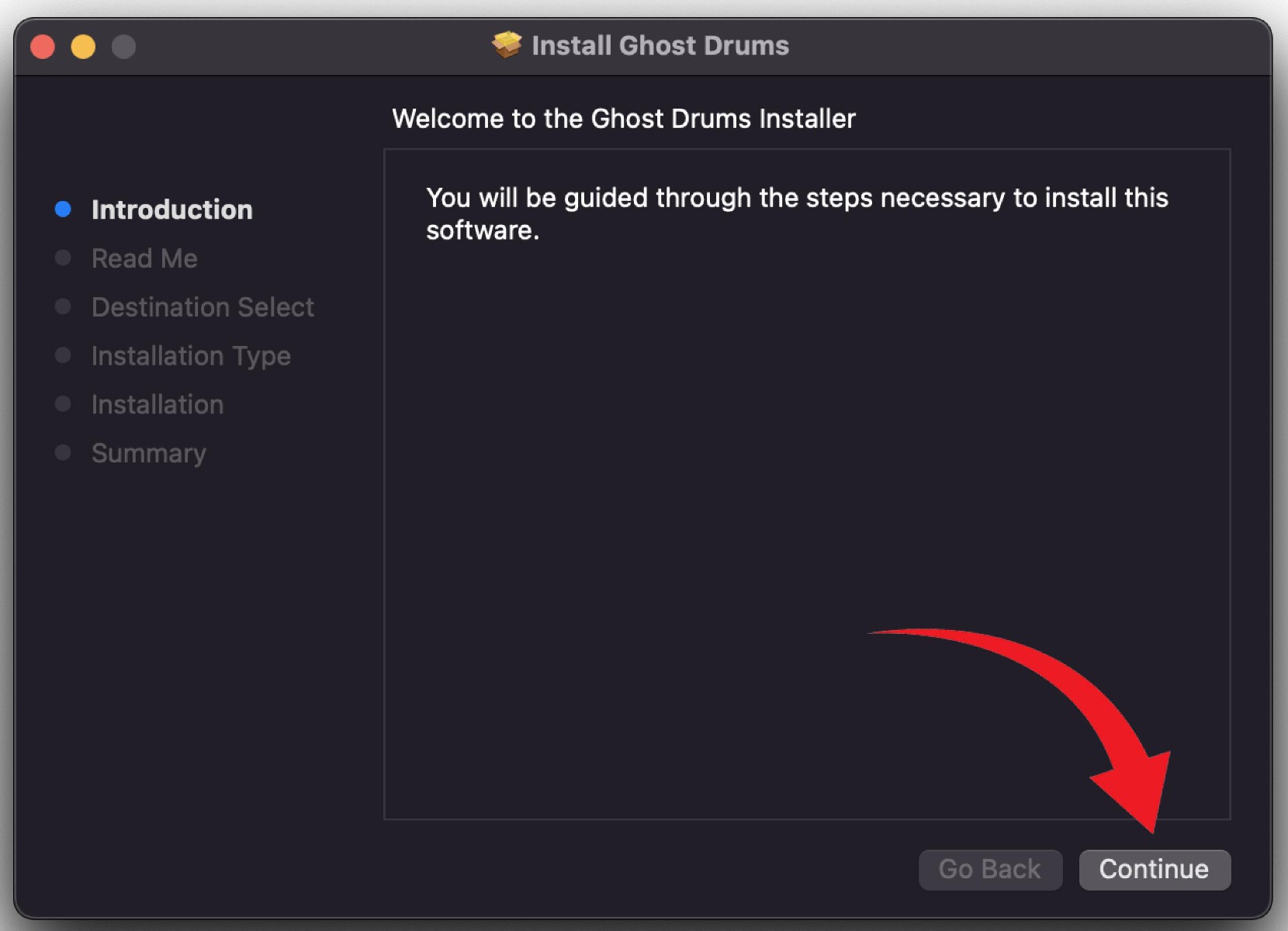 How to Install Drum Plugin Ghost Drums on macOS Step 4