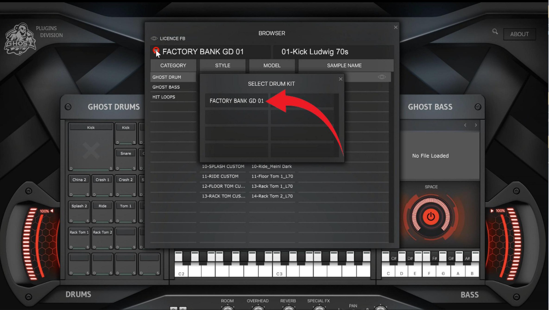 How to Authorization-Activation Drum Plugin Ghost Drums Step 13