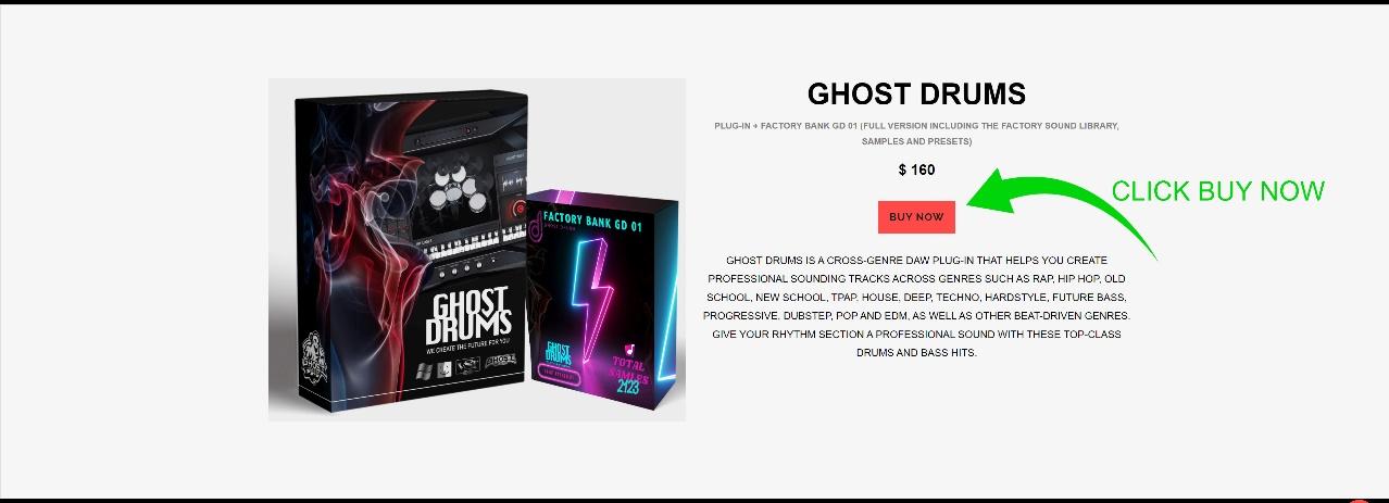 How to buy Drum Plugin Ghost Drums