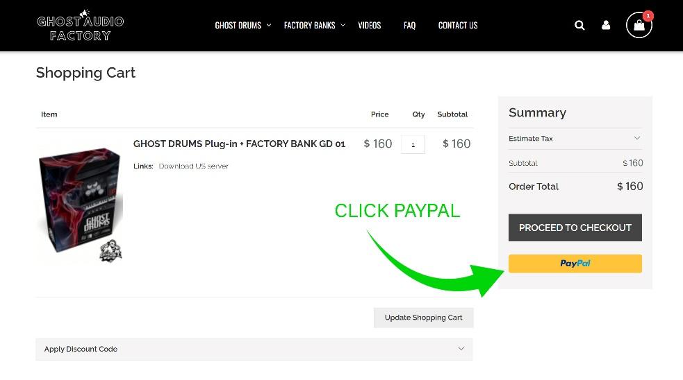 How to buy Drum Plugin Ghost Drums Step 6